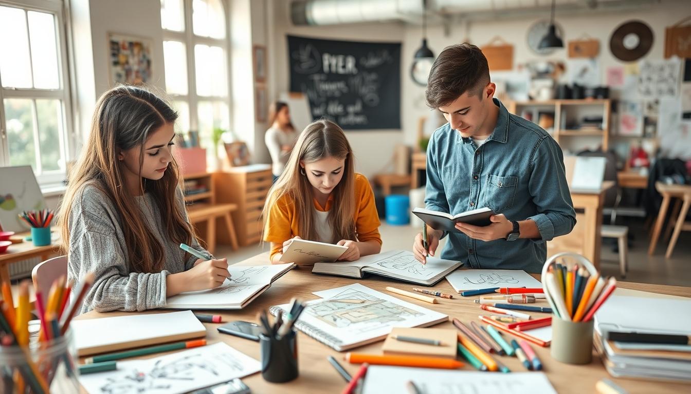 Organized study environment supporting productive learning